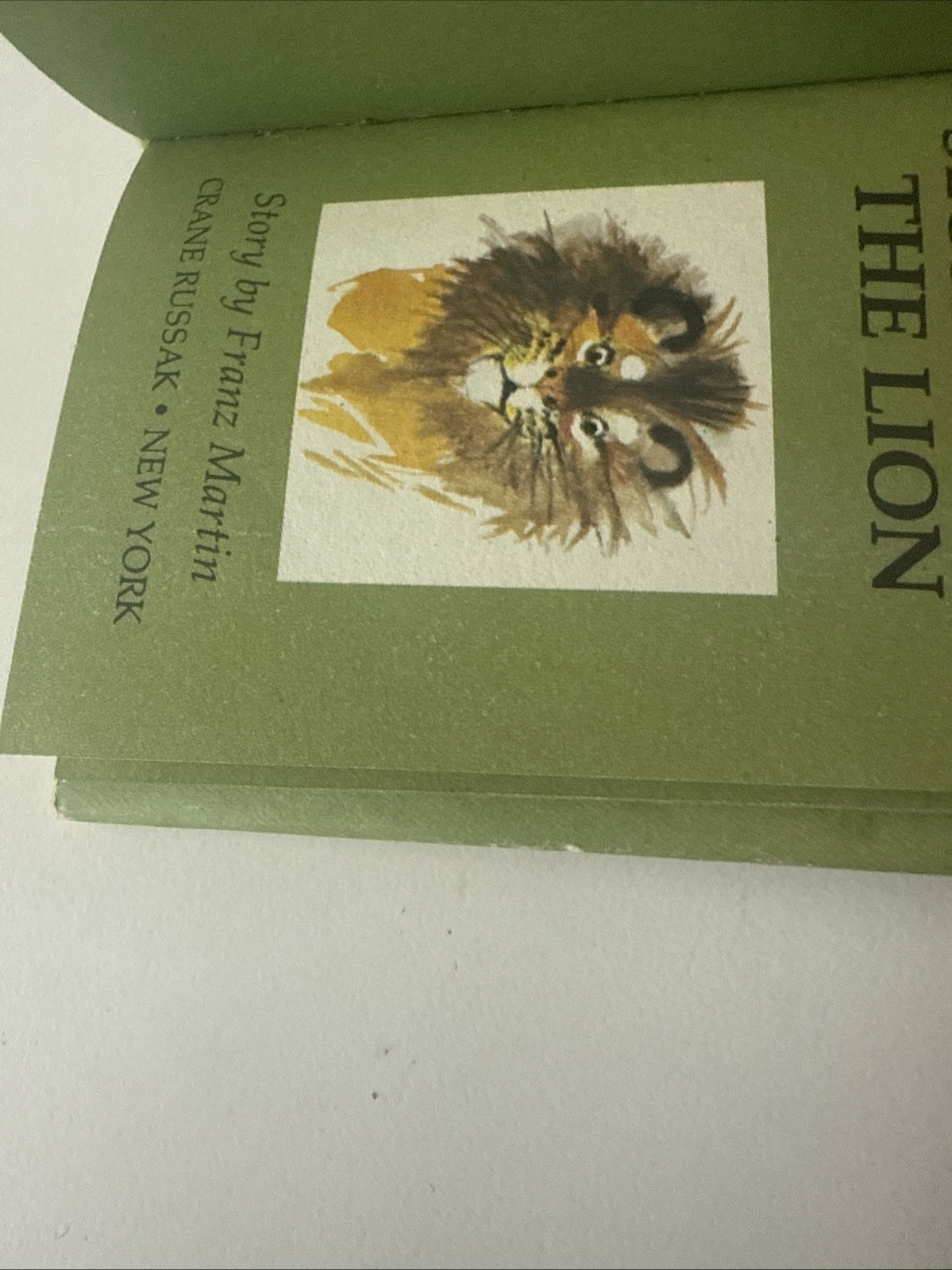 JANUSZ GRABIANSKI&rsquo;S Second Came The Lion Mini Book Martin Circus VTG