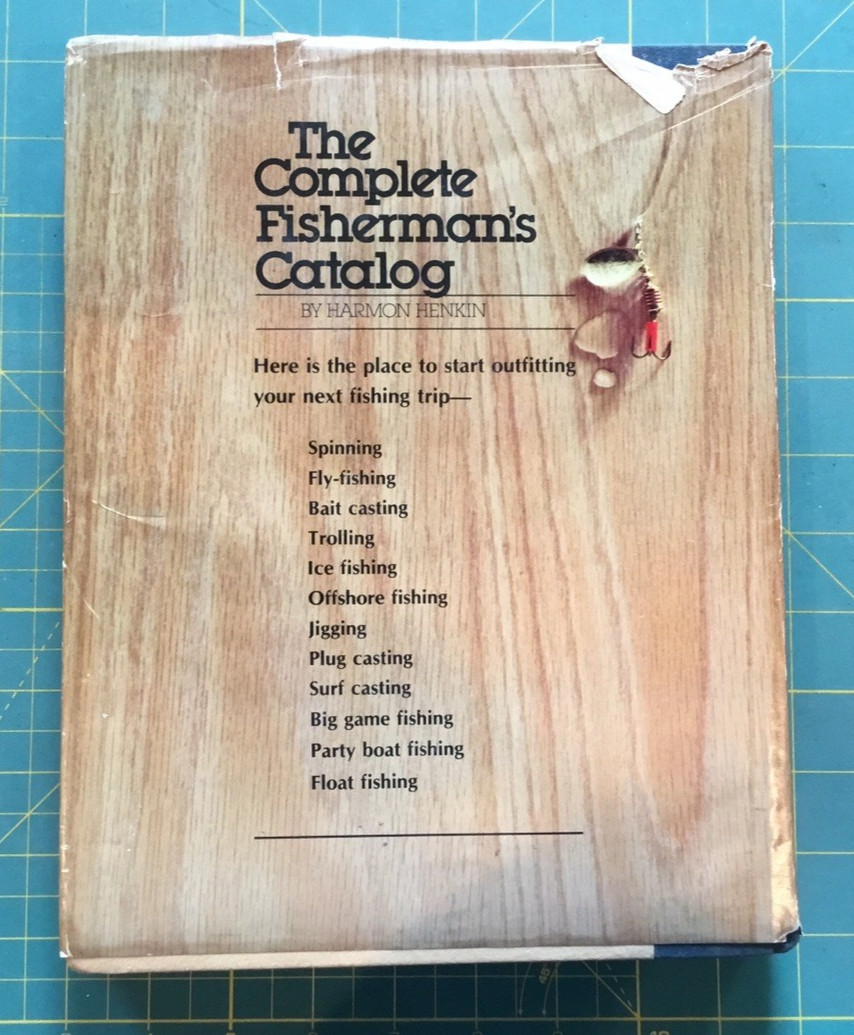 1977 The Complete Fisherman&rsquo;s Catalog, 464Pages Book Many Pictures