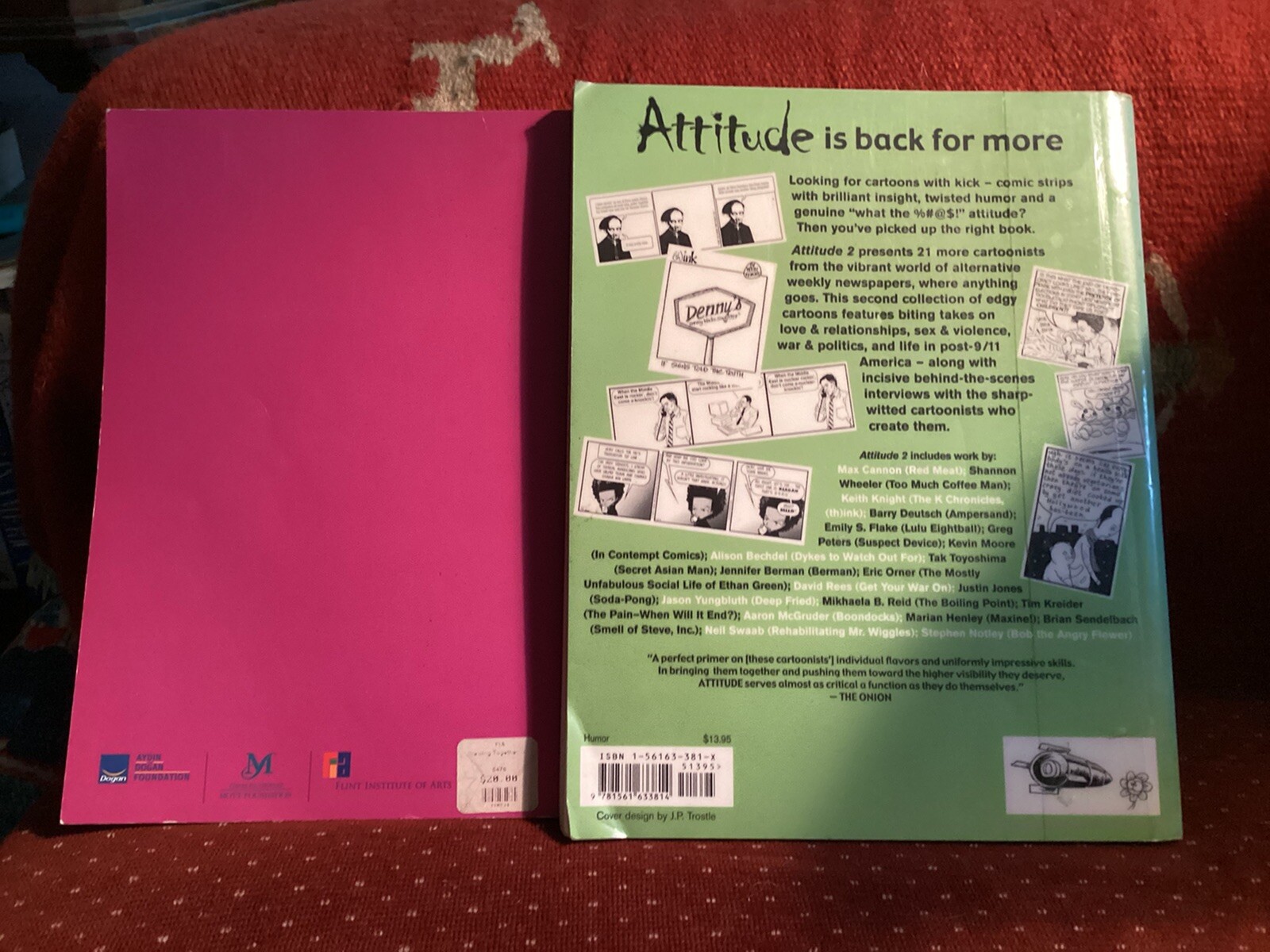 Drawing Together & Attitude 2 by Ted Roll/lot of 2 graphic compilations