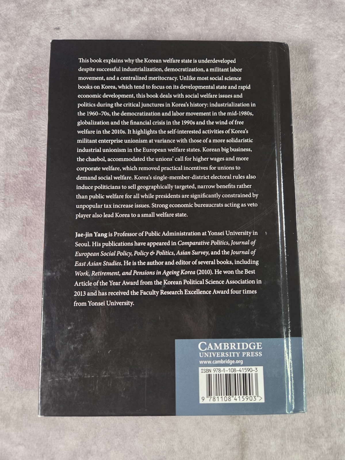 (New) The Political Economy of the Small Welfare State in South Korea HC