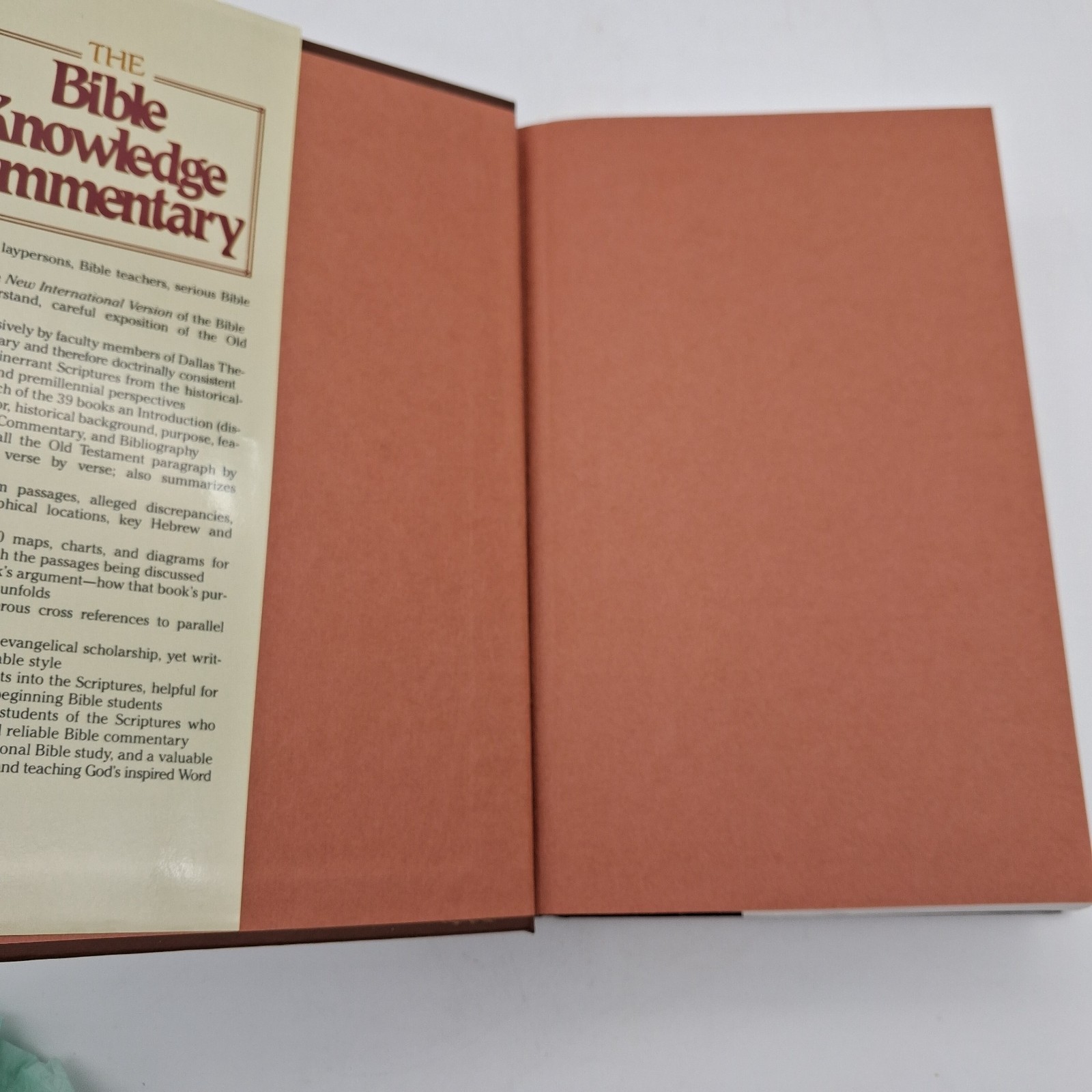 The Bible Knowledge Commentary Hardcover by Walvoord John F.