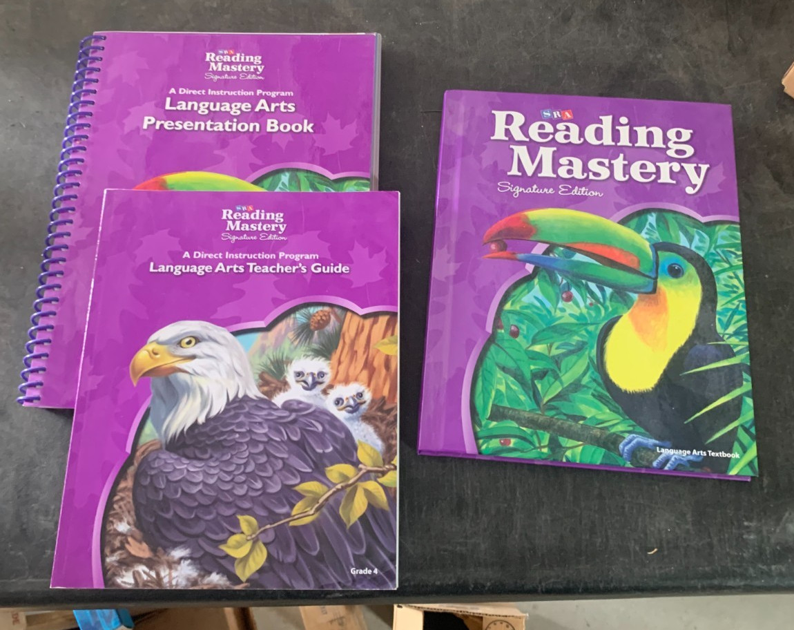SRA McGraw Hill Reading Mastery Signature Edition Grade 4 Language Arts Set