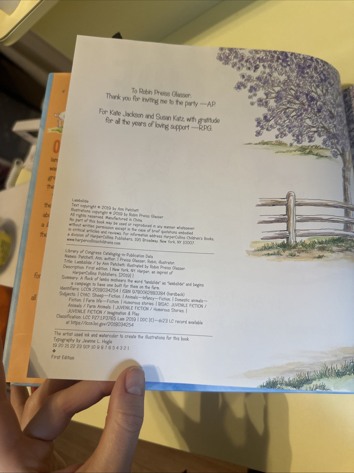 SIGNED FIRST EDITION LAMBSLIDE ANN PATCHETT BESTSELLING AUTHOR COLLECTIBLE BOOK