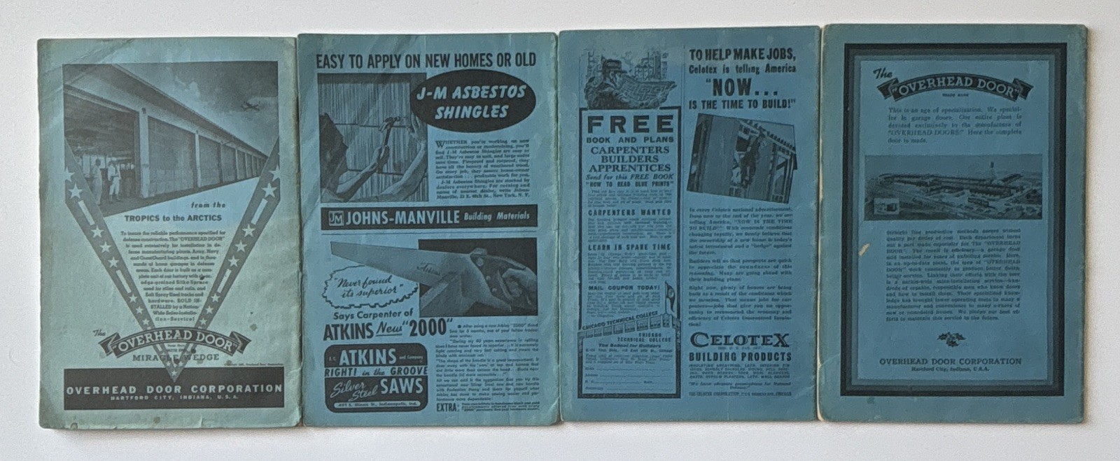 The Carpenter Magazine Sep/Oct/Dec 1940 Vol LXI Lot of 4 Trade Journal