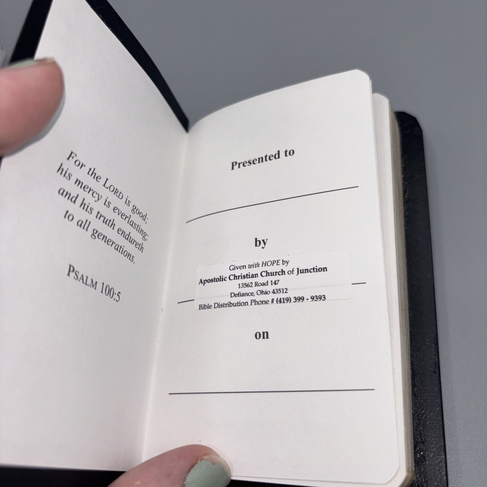 Deluxe Pocket New Testament with Psalms and Proverbs by Not Available (2010,…