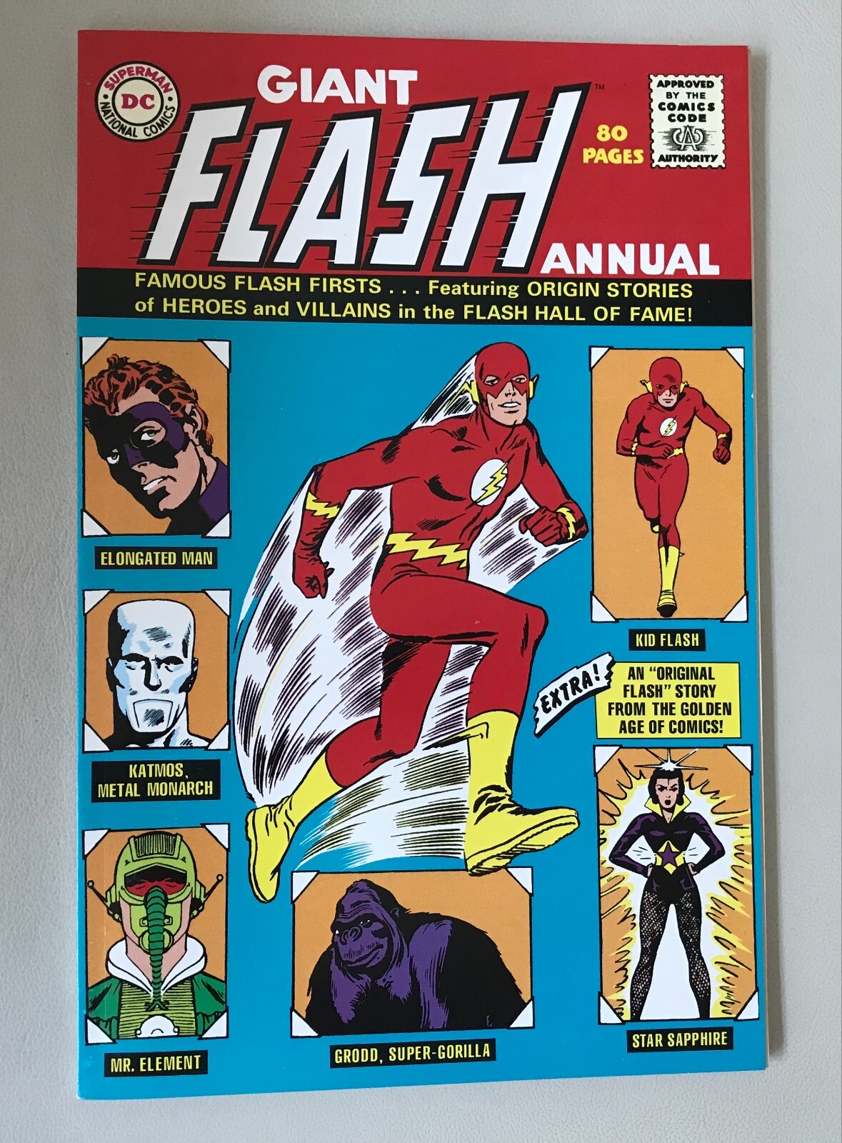 DC COMICS GIANT ANNUAL FAMOUS FLASH FIRSTS…FEATURING ORIGINS STORIES 80 PAGES!