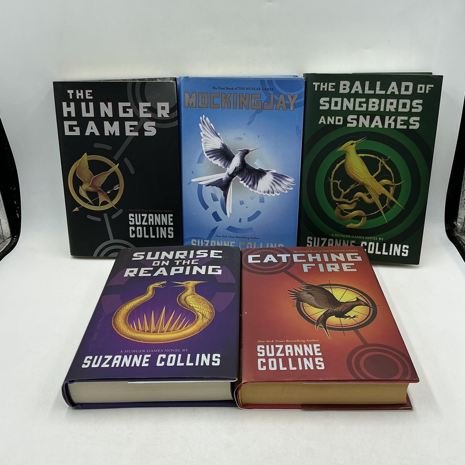 The Hunger Games Series Suzanne Collins 5 Hardcover Novels Dust Jackets Set