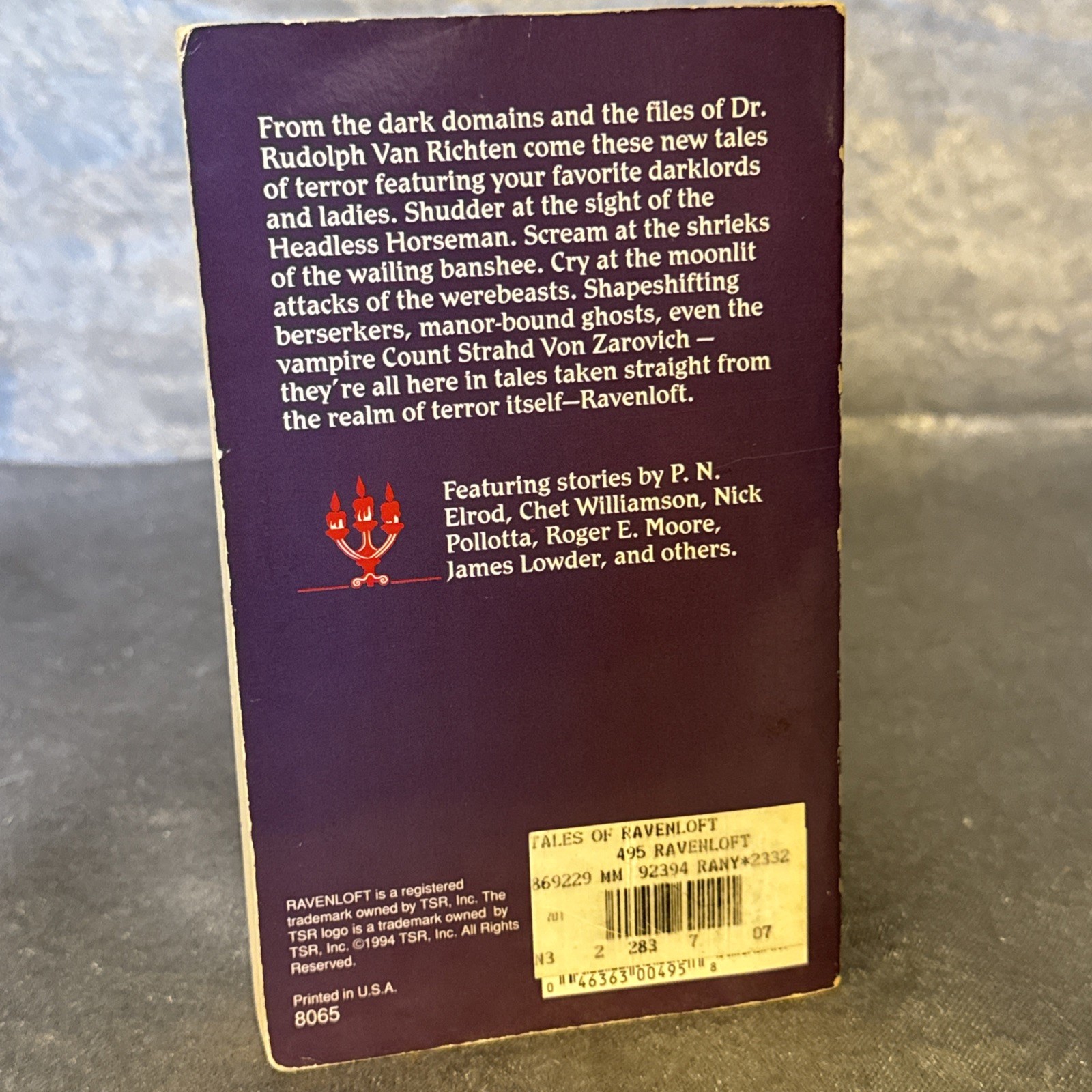 Ravenloft D&D Novel #10 Tales of Ravenloft 18 stories PB