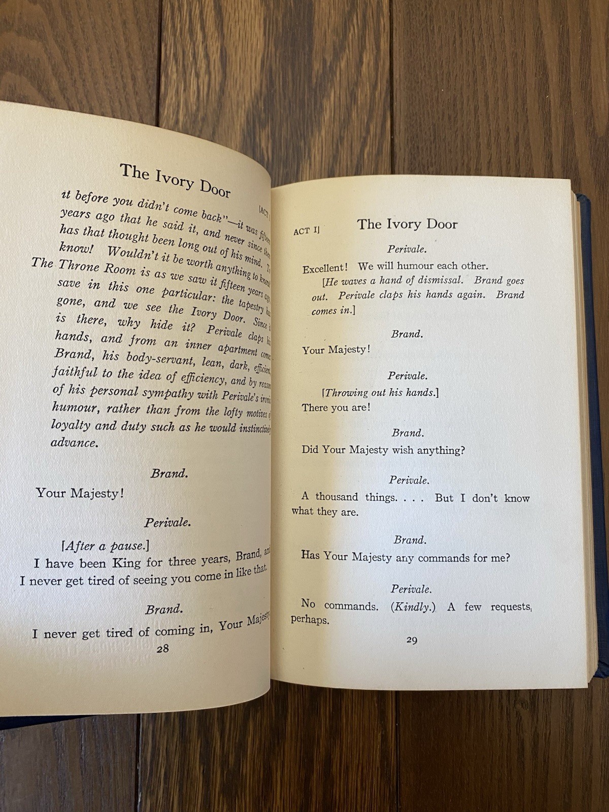 The Ivory Door by A.A. Milne 1936 5th Impression Hardcover