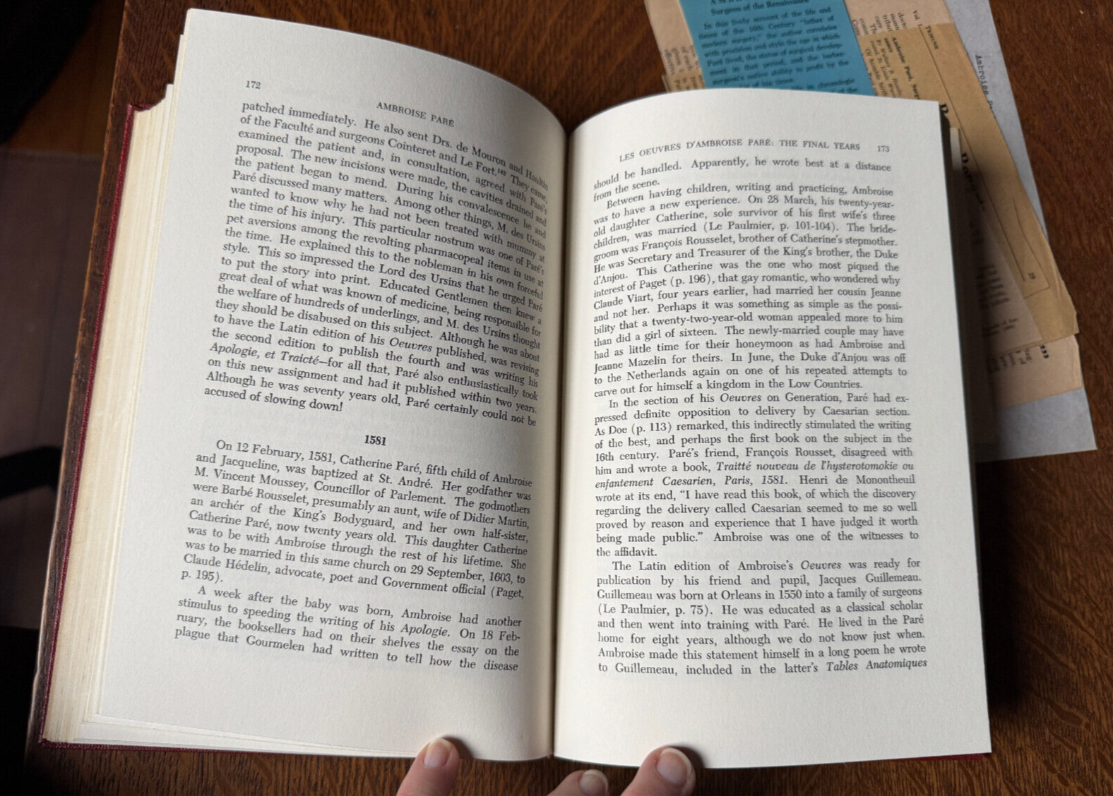 Ambrose Pare Surgeon Renaissance Hamby 1967 Cleveland Clinic First Edition