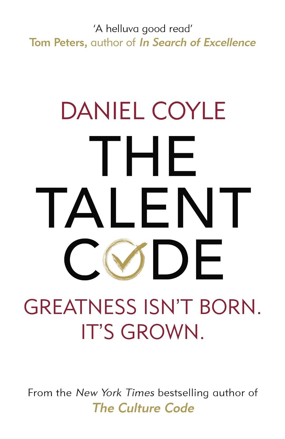 The Talent Code: Greatness isn&rsquo;t born Its grown, Daniel Coyle(Paperback 2020)NEW
