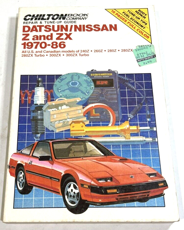 Chilton&rsquo;s 6932 Datsun/Nissan Z and ZX 1970-86 Repair and Tune-up Guide