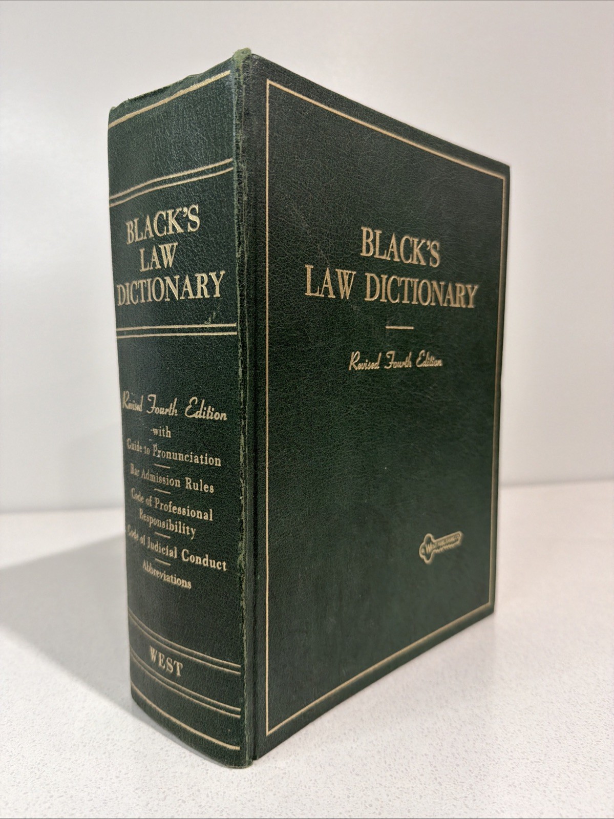 Black&rsquo;s Law Dictionary Revised 4th Edition 1976 Hardcover