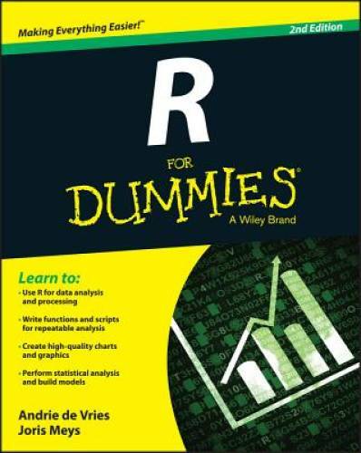 R For Dummies – Paperback By de Vries, Andrie – GOOD