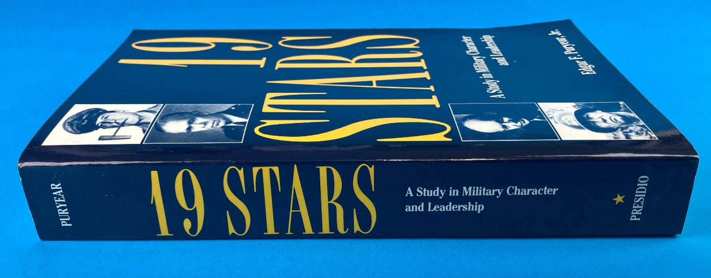 Vintage Book 19 Stars Edgar F. Puryear Jr. HC 1992 World War II