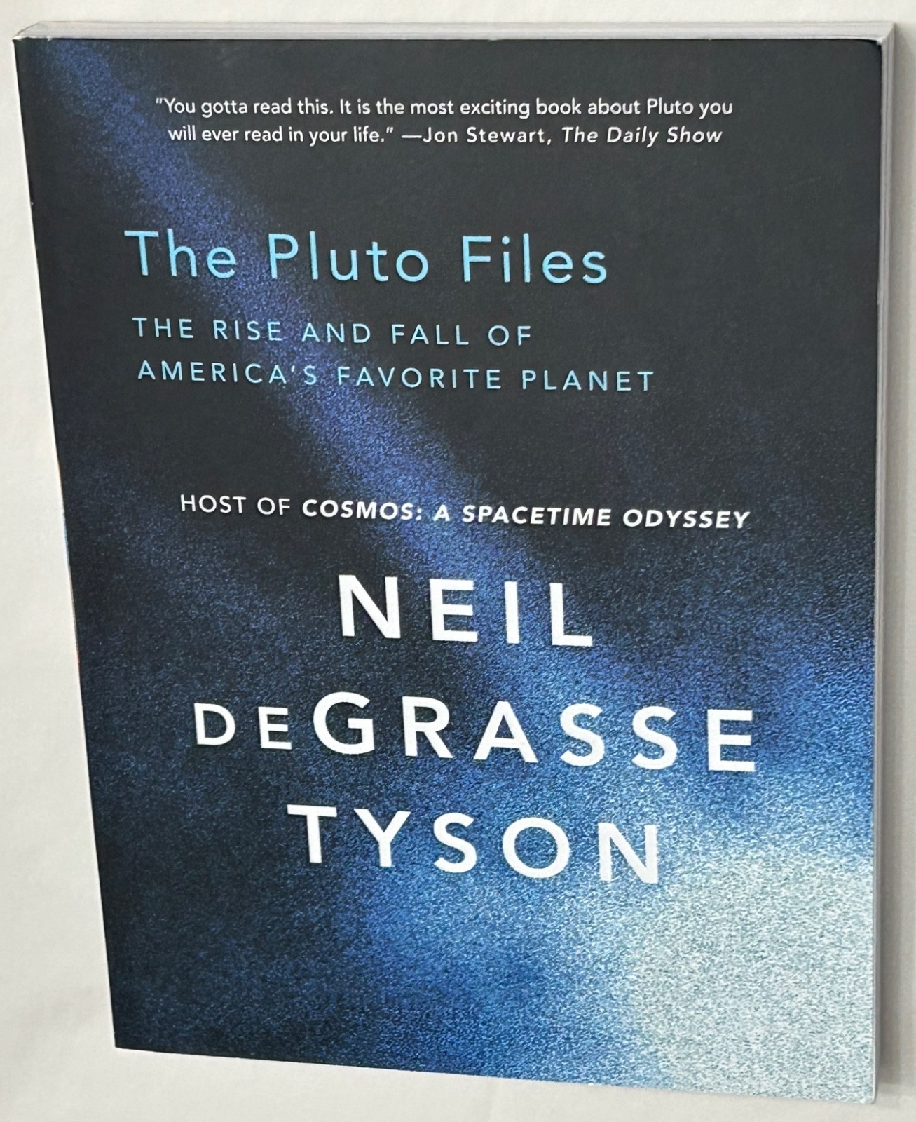 Signed Neil de Grasse Tyson PLUTO FILES later print SC/SB bold silver autograph
