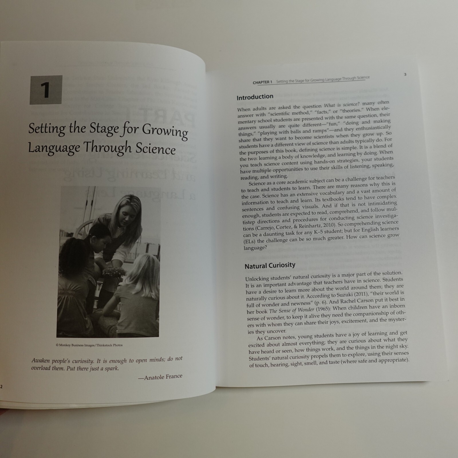 Growing Language Through Science, K-5: Strategies That Work by Reinhartz, Judy