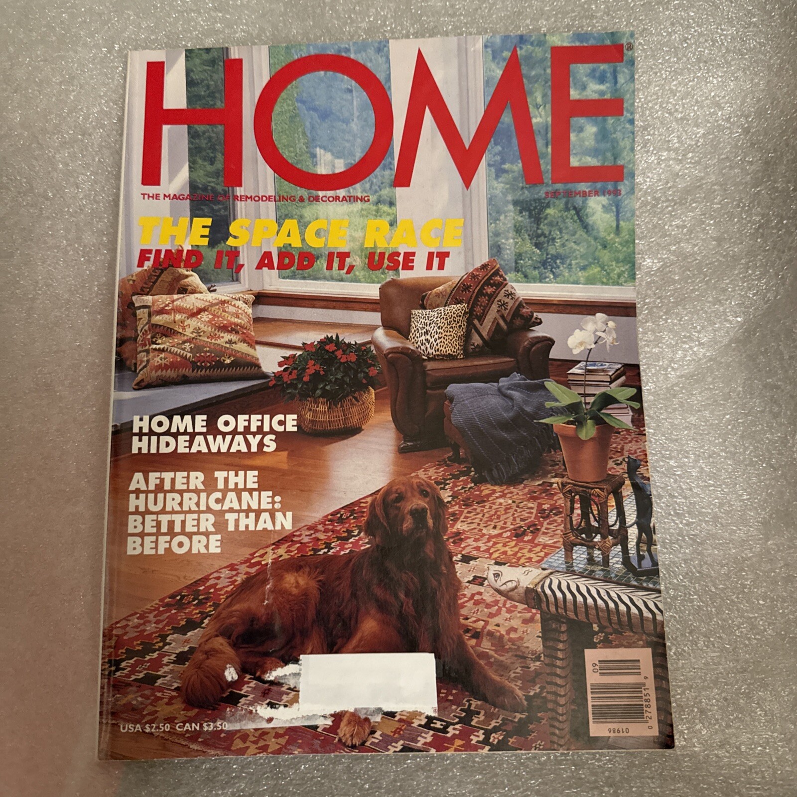 HOME Magazine-SEPTEMBER,1993-THE SPACE RACE-FIND IT,ADD IT,USE IT 168 pages