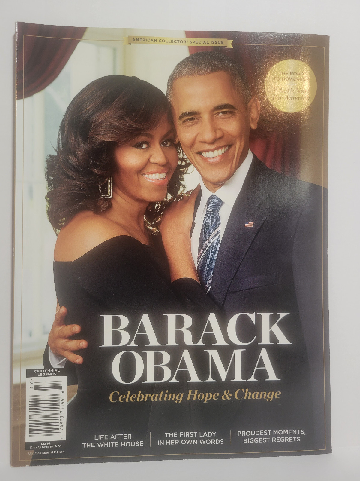BARAK OBAMA CELEBRATING HOPE & CHANGE! AMERICAN COLLECTOR MAGAZINE Special ISSUE