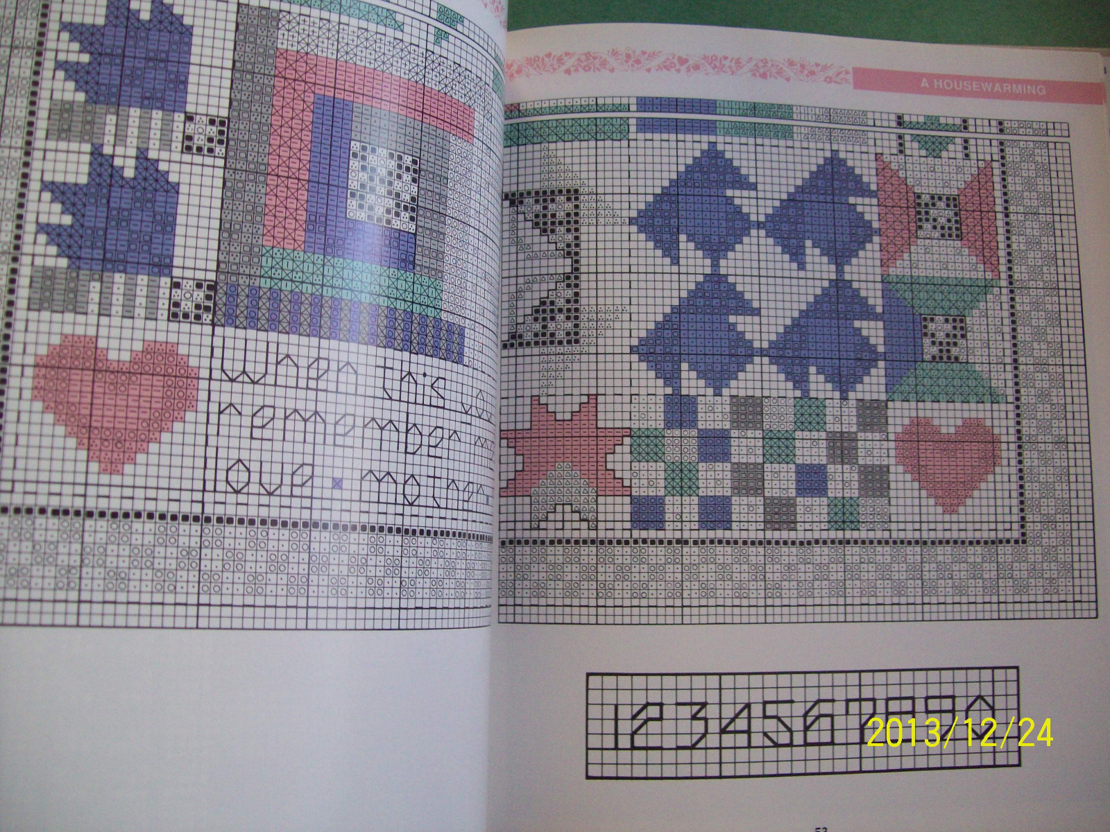 GIFTS OF LOVE BY KOOLER DESIGN STUDIO HARD COVET CROSS- STITCH BOOK