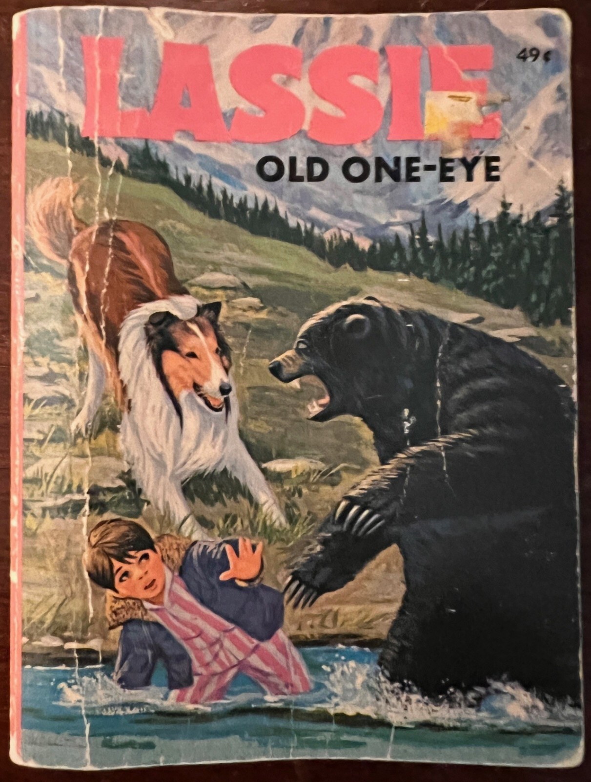 Vintage . Lassie Old One-Eye 1975 Soft Cover 248 pages B&W illustrations