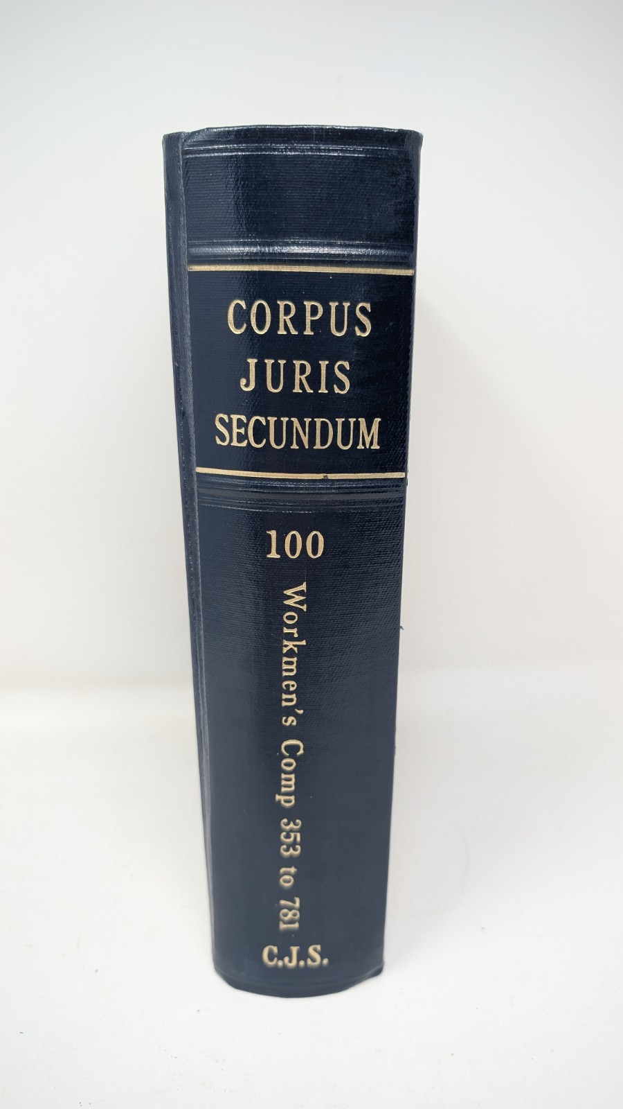 Corpus Juris Secundum – Volume 100 – Workmen&rsquo;s Comp 353 to 781 CJS Law 1972