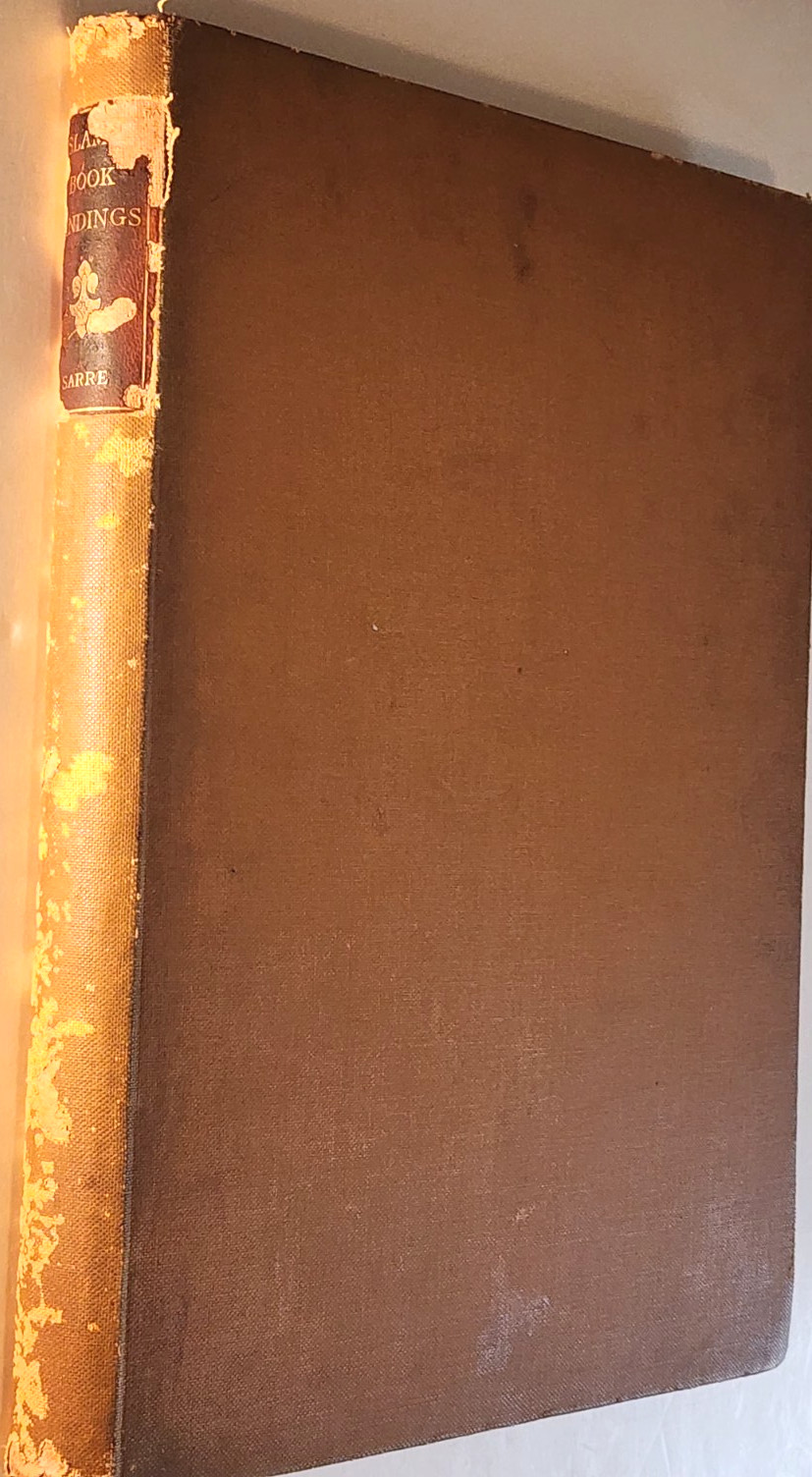 1923 ISLAMIC BOOKBINDINGS F. SARRE LIMITED EDITION 550 COPIES
