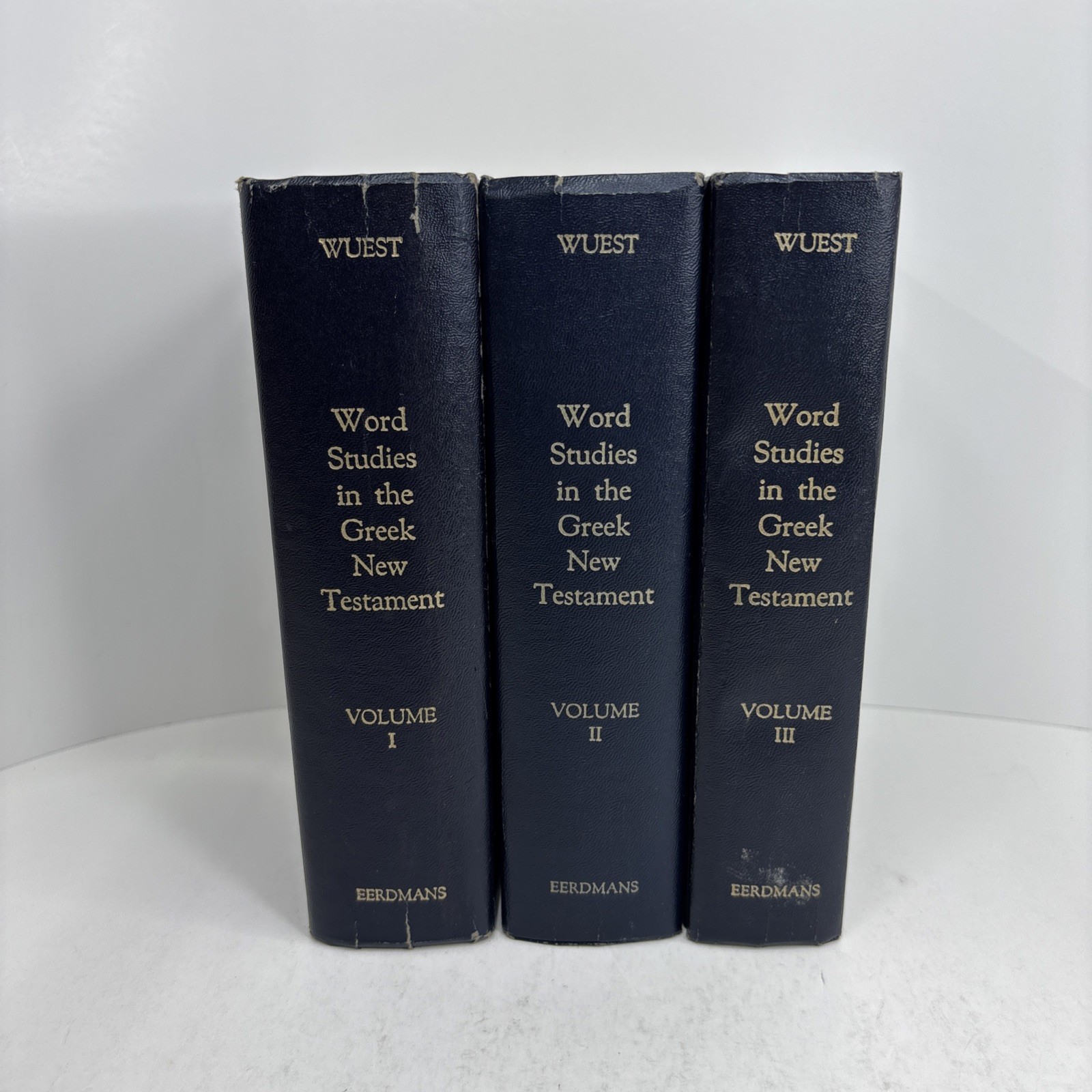 Word Studies in the Greek New Testament by Kenneth S. Wuest Vol 1-3 Only 1973
