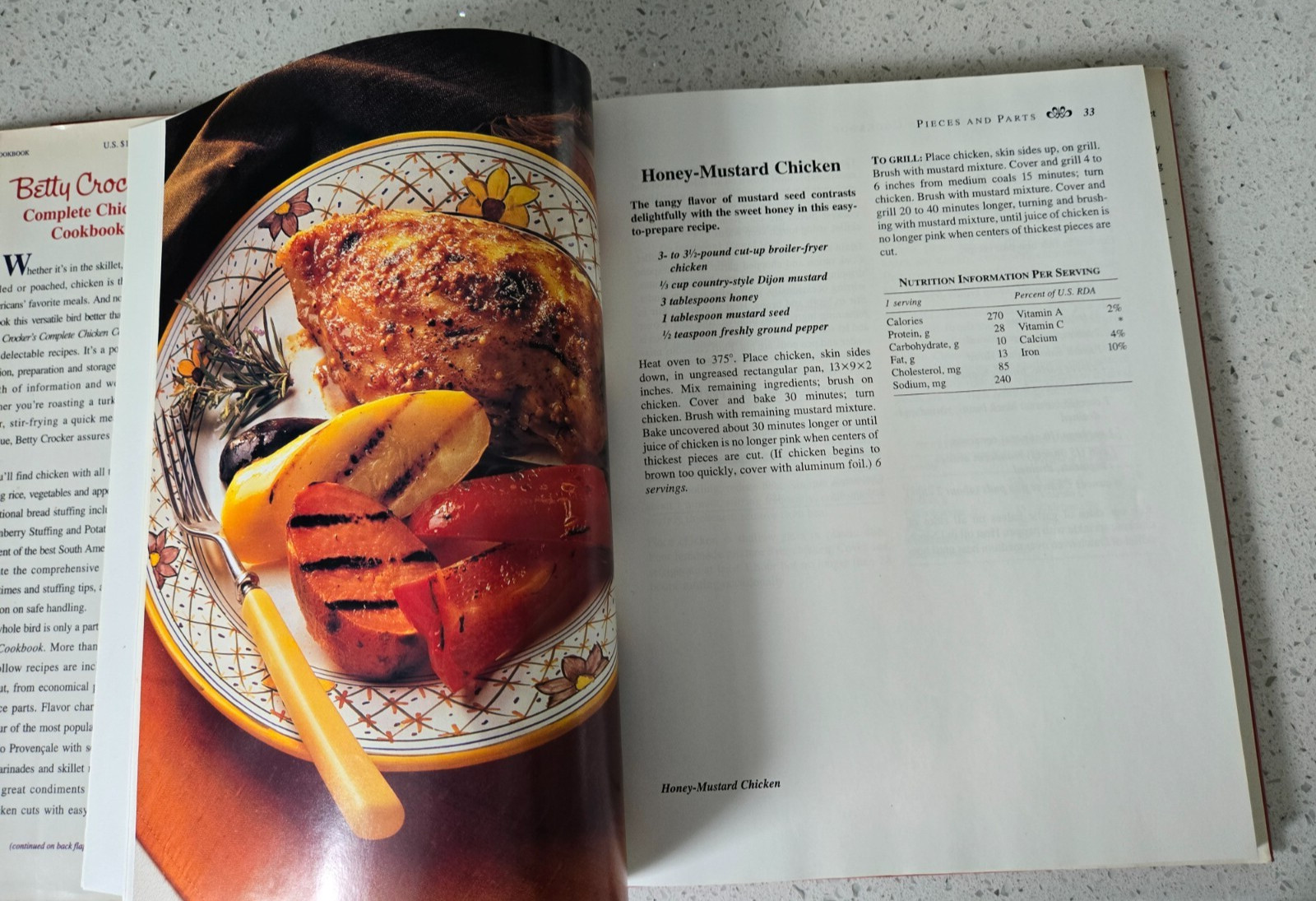 Betty Crocker Complete Chicken Cookbook – 1994 – 205 pages – HC w/DJ