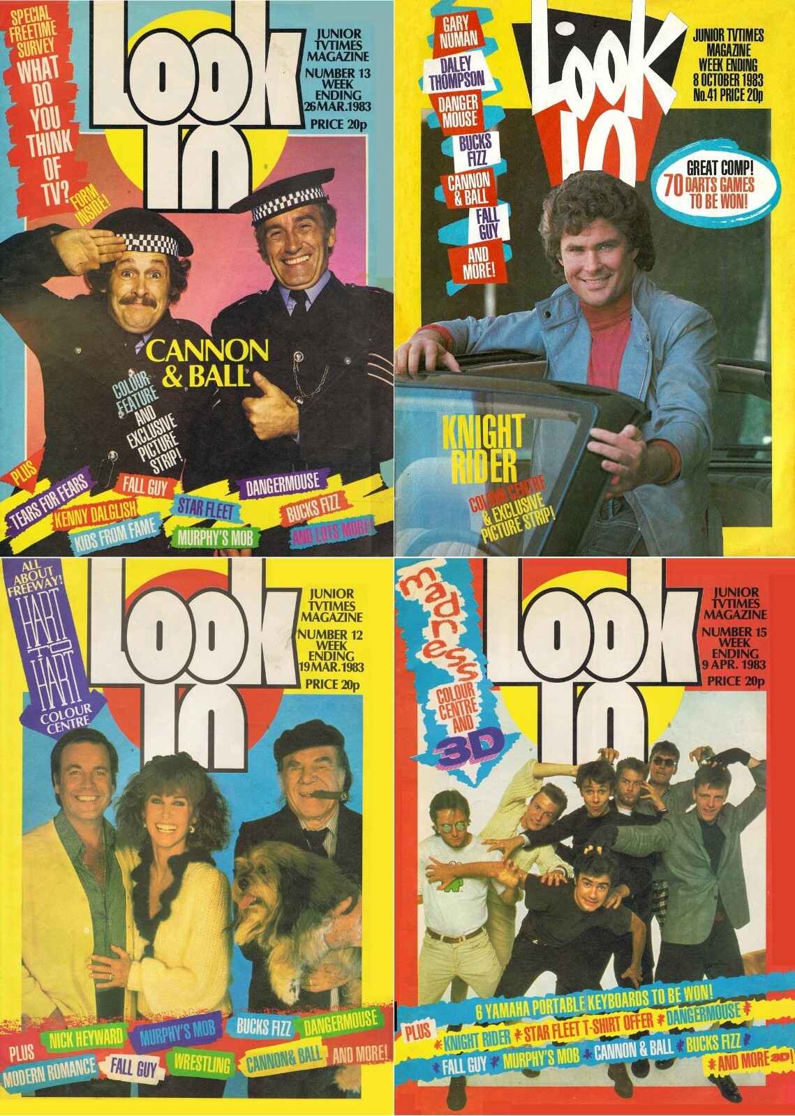 Look-In – United Kingdom Television Magazine V. 13 (1983) – 40 Old Issues on DVD