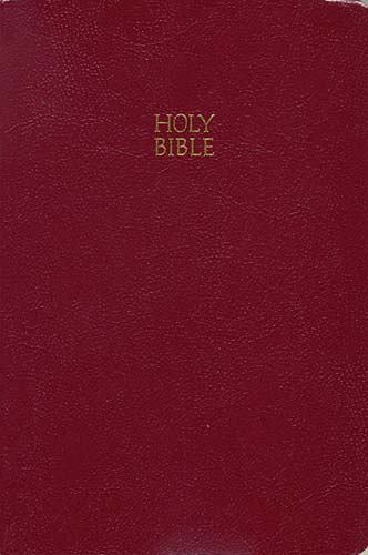 Giant Print End-Of-Verse Reference Bible-KJV by Thomas Nelson