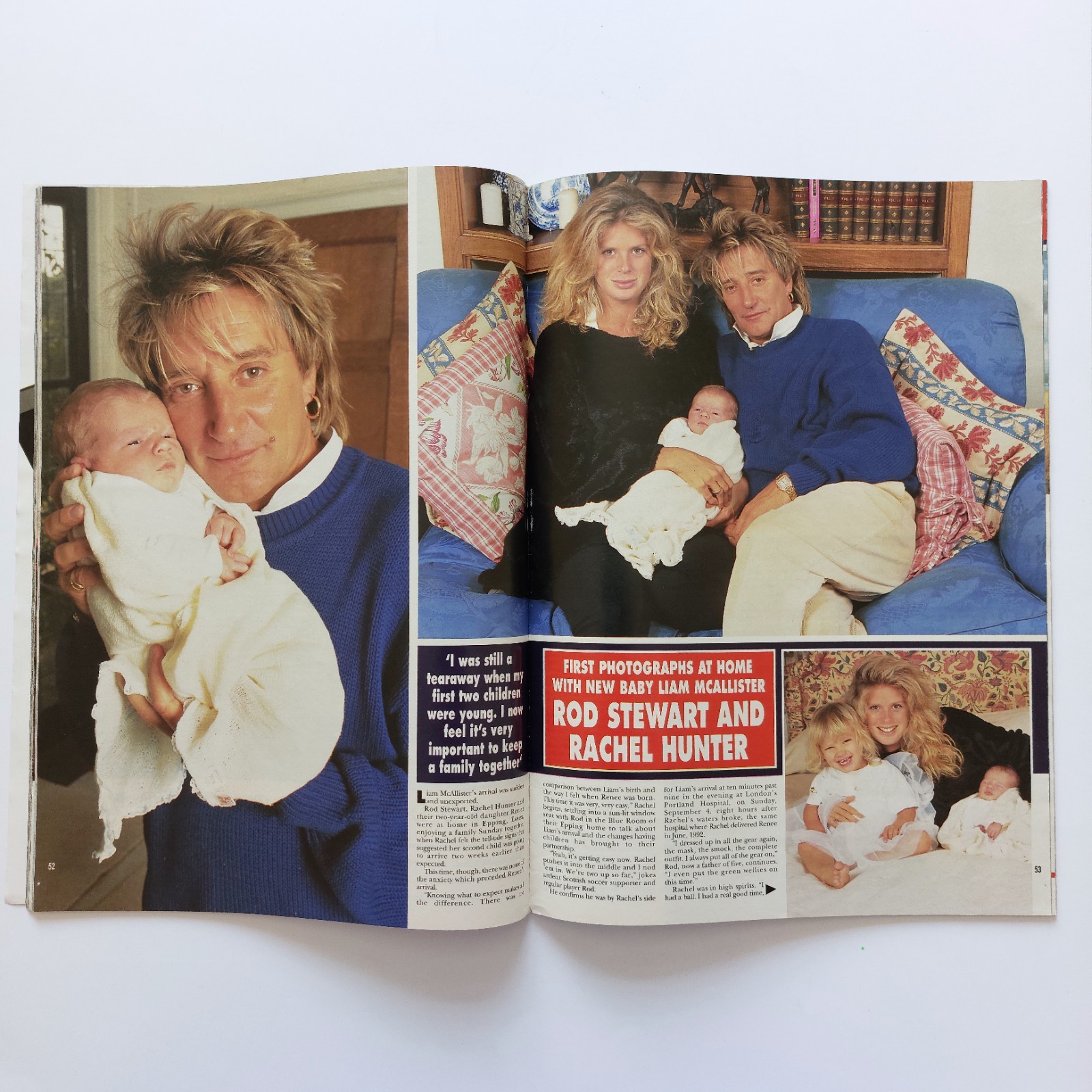 4 x Hello Magazine Bundle – Issues 208/237/265/323 Rod Stewart & Rachel Hunter