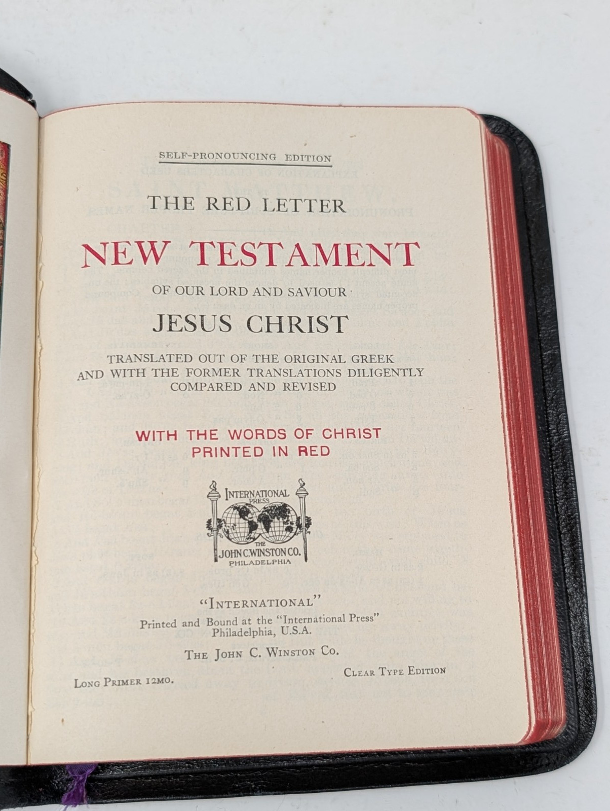 Ancient Accepted Scottish Rite Freemason Masonic Bible New Testament VTG 1930s