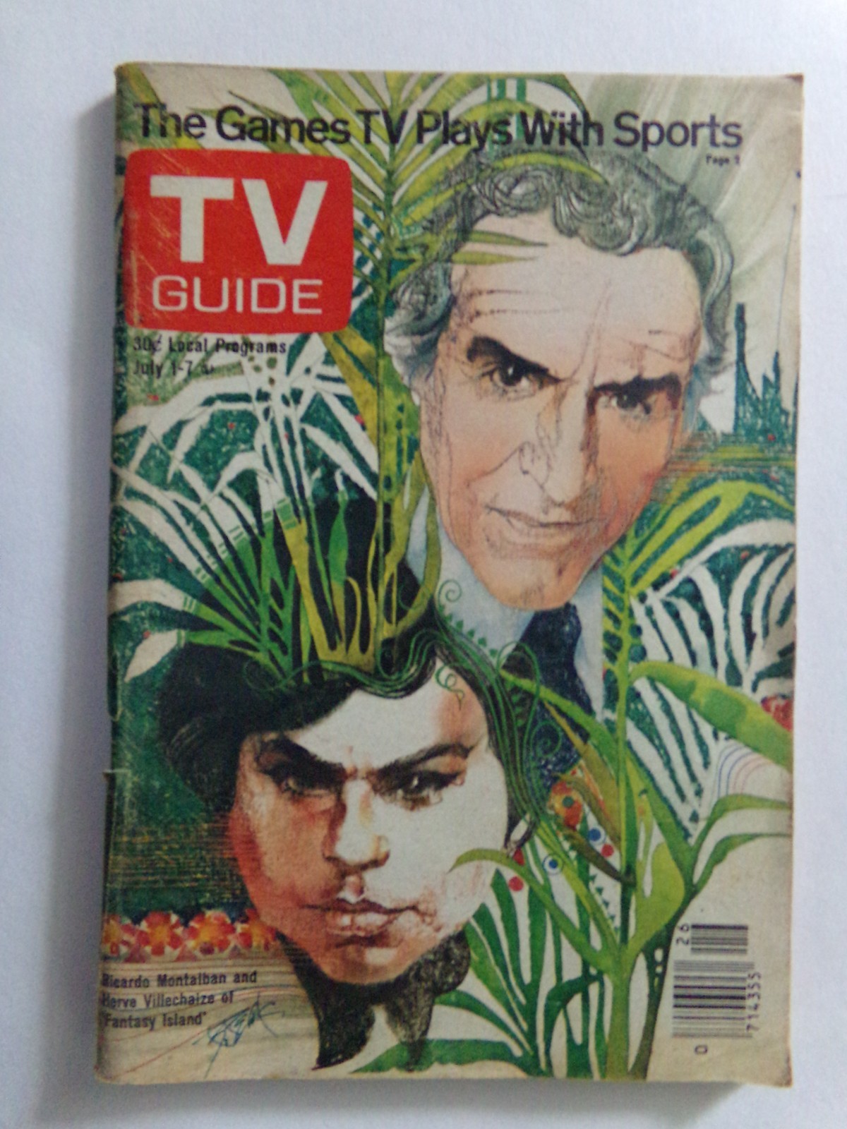 TV GUIDE 1978 July 1 7 Fantasy Island Tattoo New York Metropolitan Edition