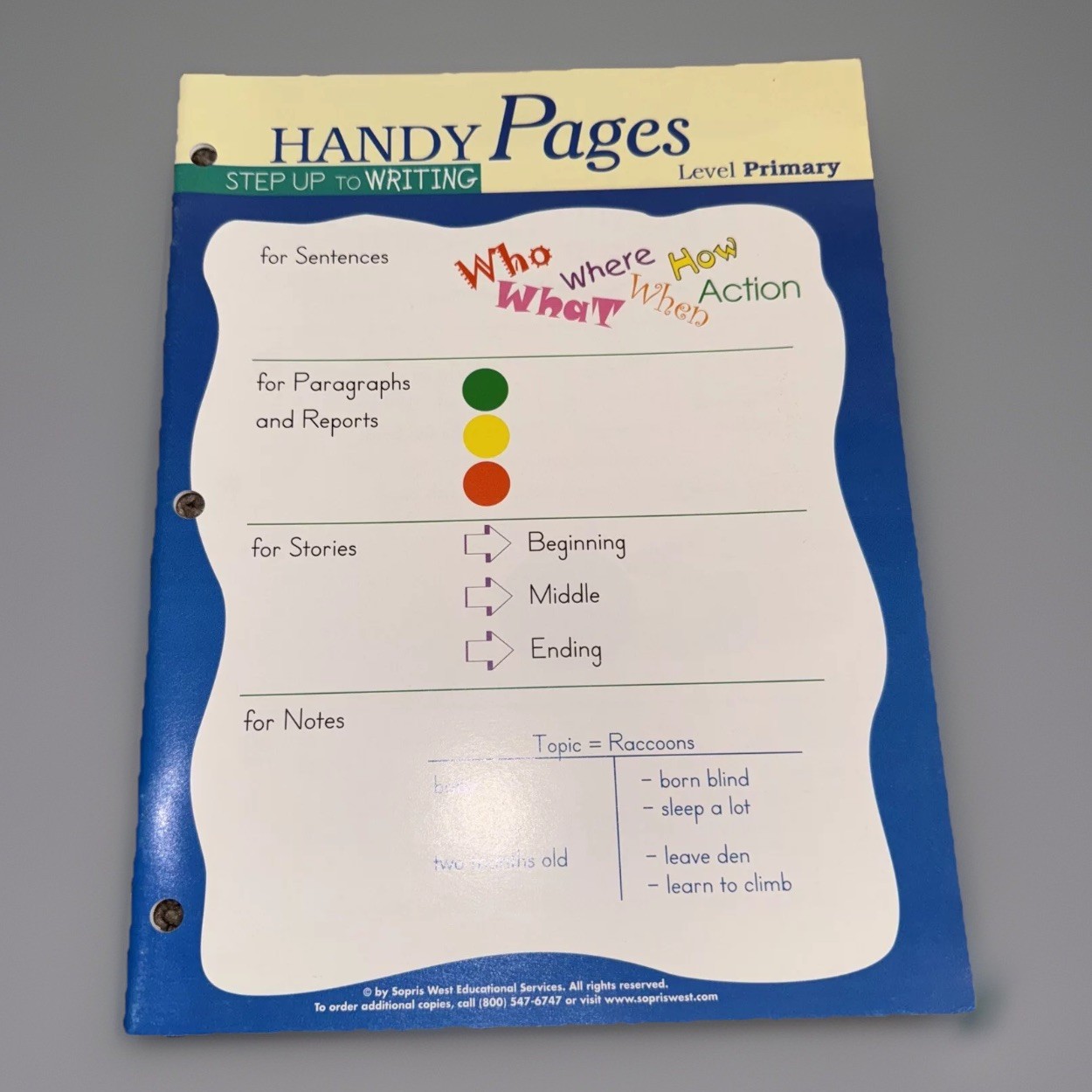 Step Up to Writing: Handy Pages Primary Level by Maureen Auman Homeschool Teach
