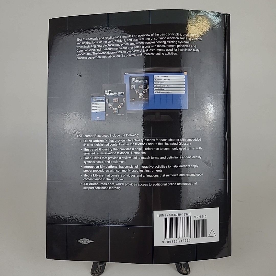 Test Instruments and Applications Second Edition by ATP 2019 Paperback Textbook