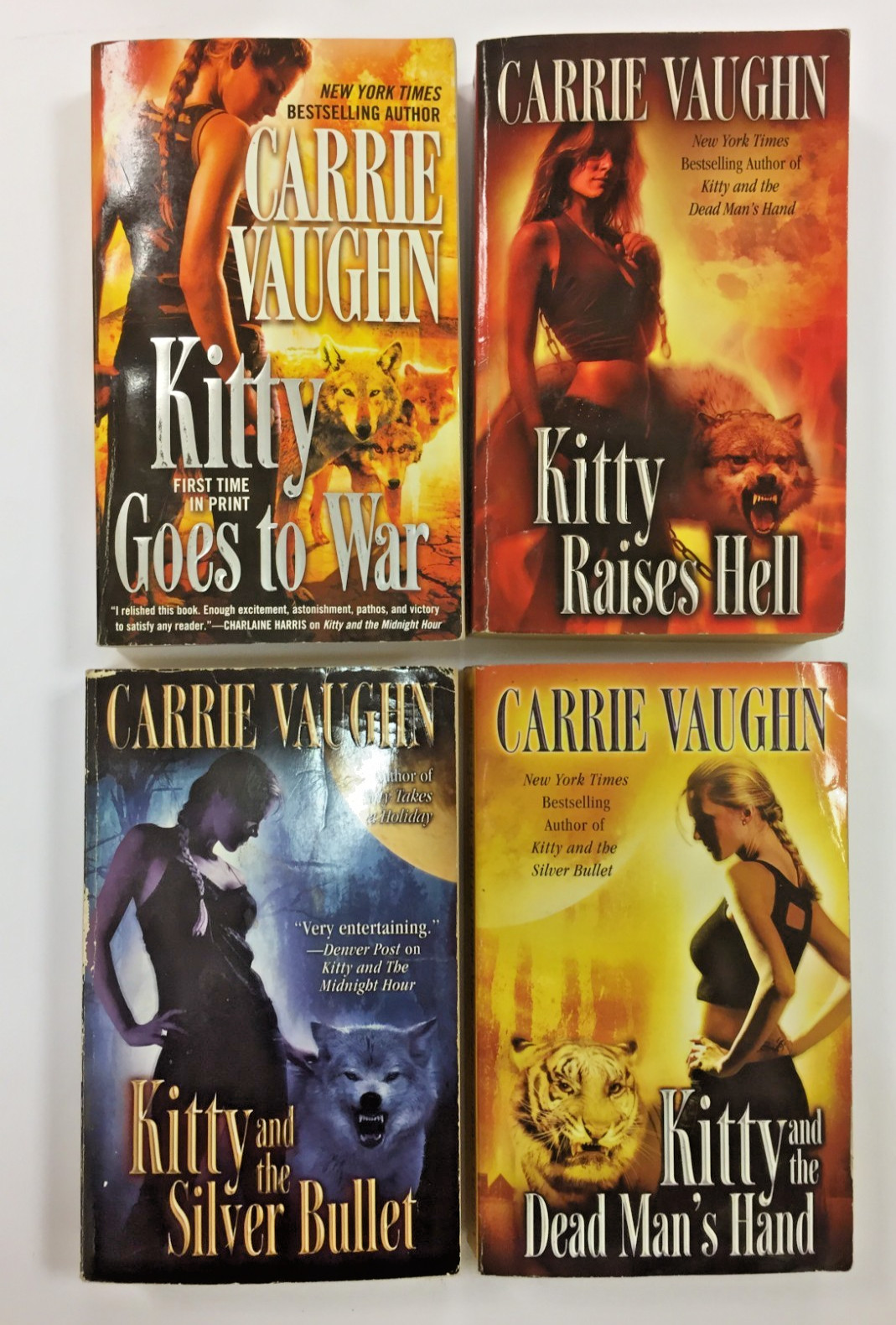 8 Kitty Norville books by Carrie Vaughn
