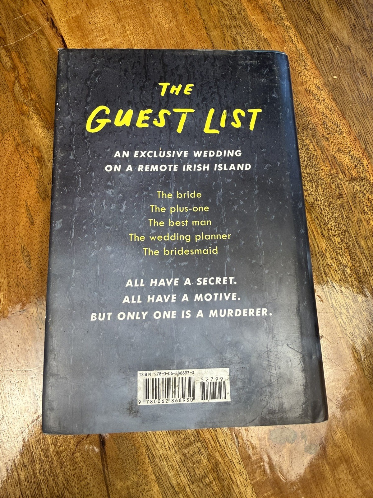 The Guest List: A Novel – Hardcover By Foley, Lucy – GOOD