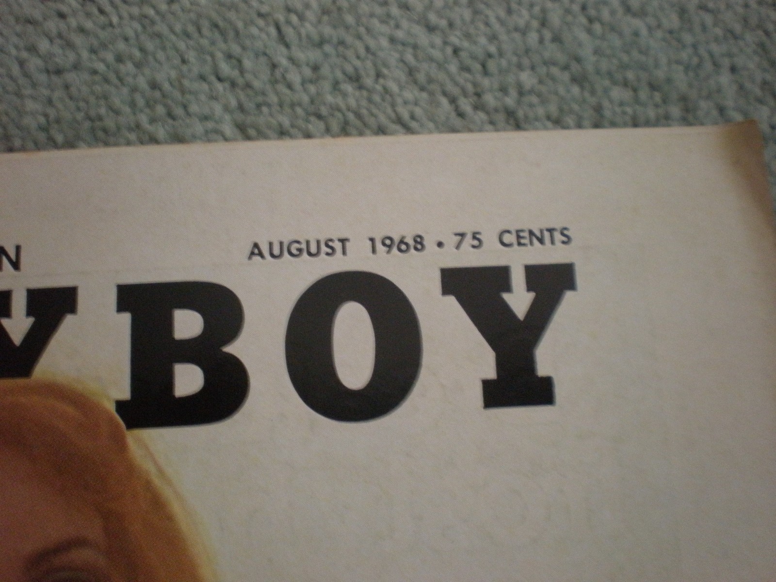 Playboy Magazine August 1968