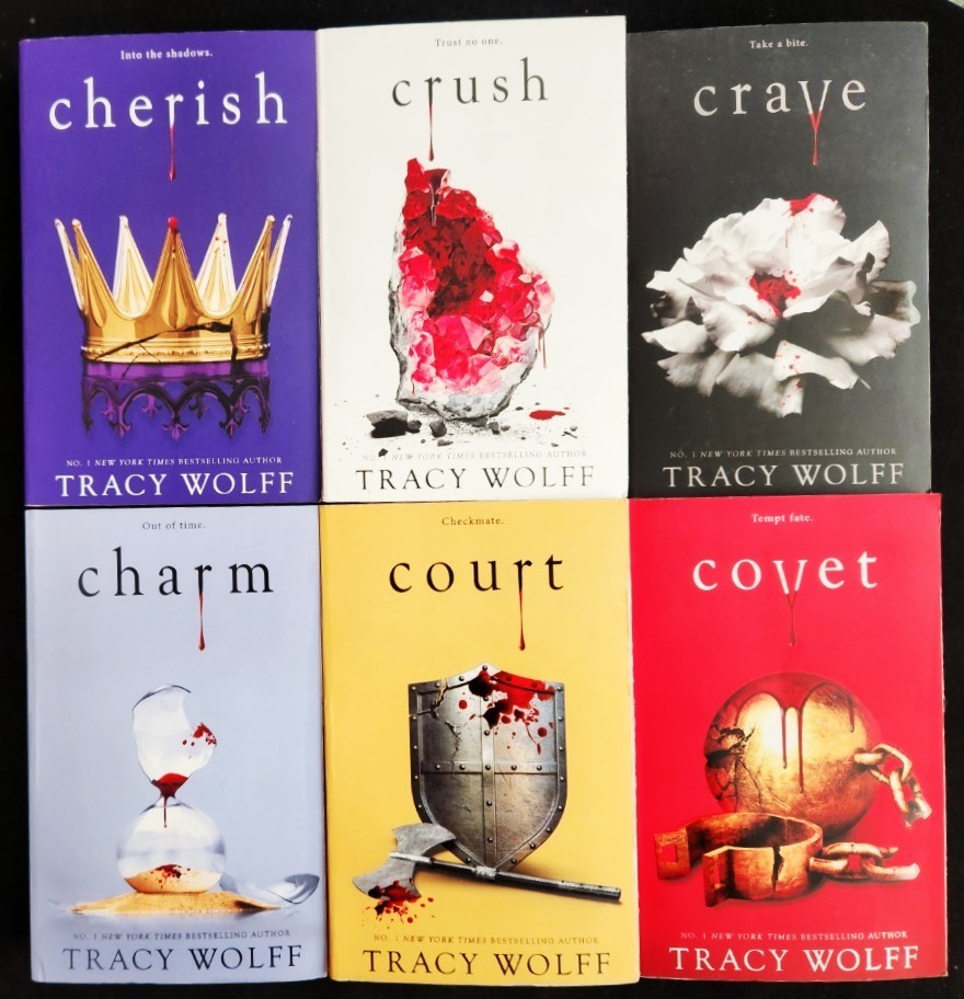 Tracy Wolff~Lot Trade PB~CRAVE Series Complete Set 1-6~Crash~Covet~Court+~LN/VG