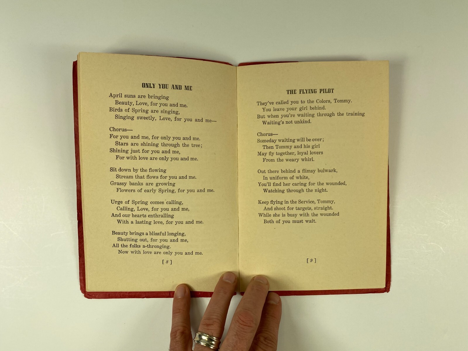 Signed 1945 Book Of WWII Poetry by M. Bishop – Keep Mother&rsquo;s Eyes A-Shining