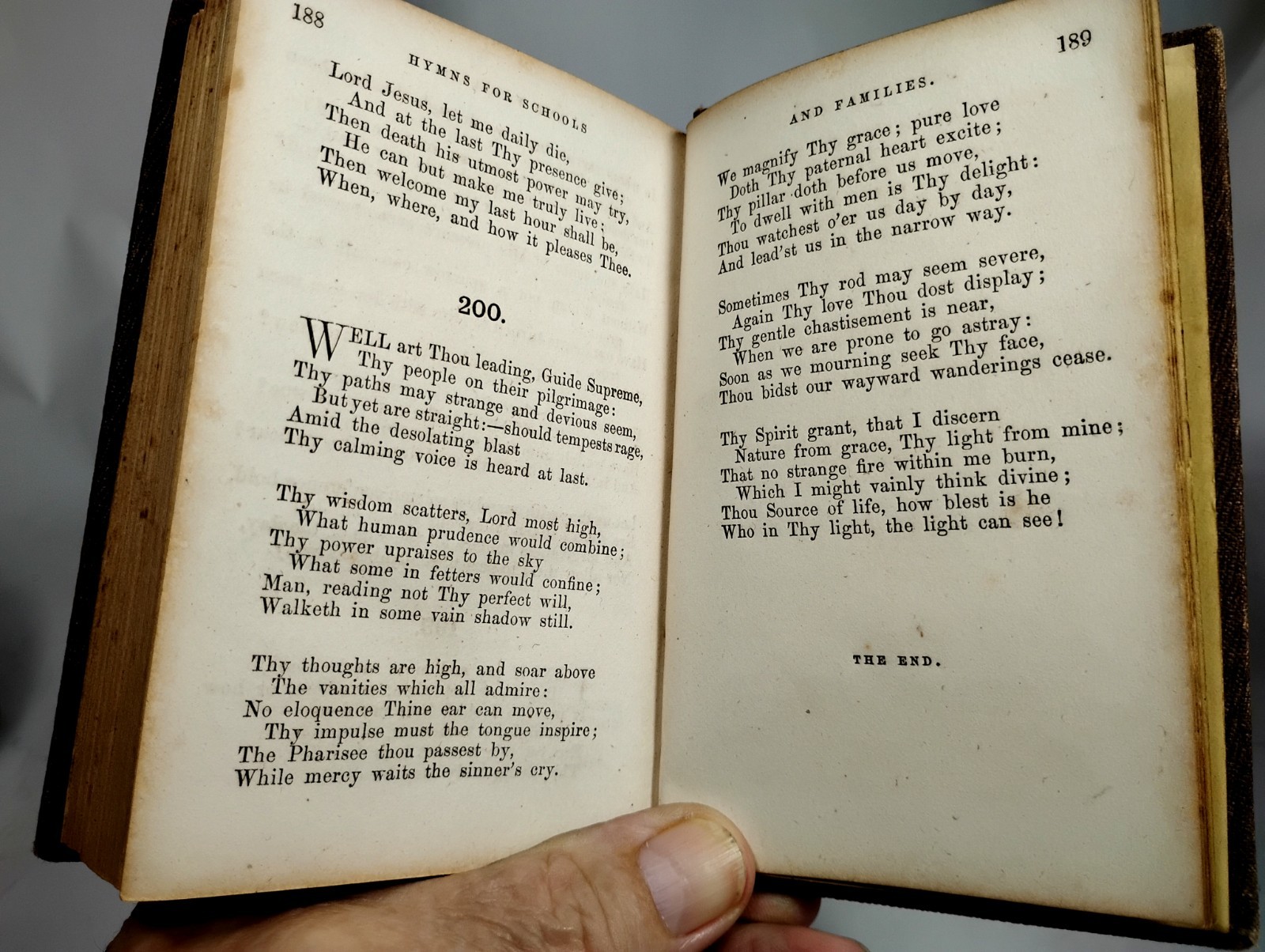 HYMNS FOR SCHOOLS AND FAMILIES 180 Pages 1861 Philadelphia 109 North Tenth St