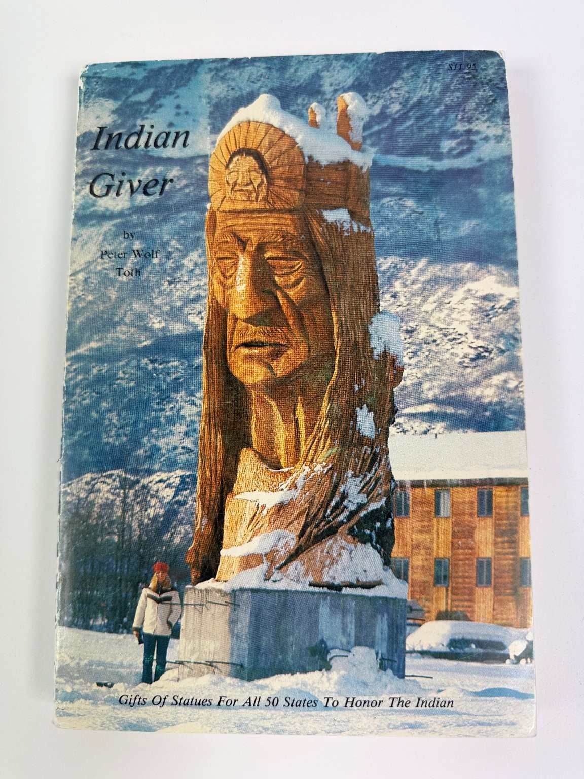 Indian Giver Peter Wolf Toth 1984 4th Ed Signed Native American Art Sculptures
