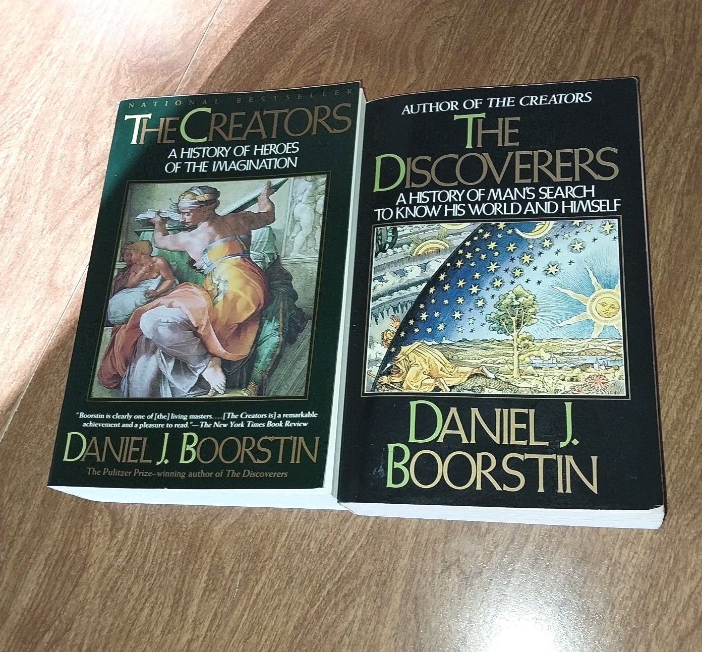 Daniel J. Boorstin Historical Paperback Book Lot Of 2 Creators & Discoverers Vtg