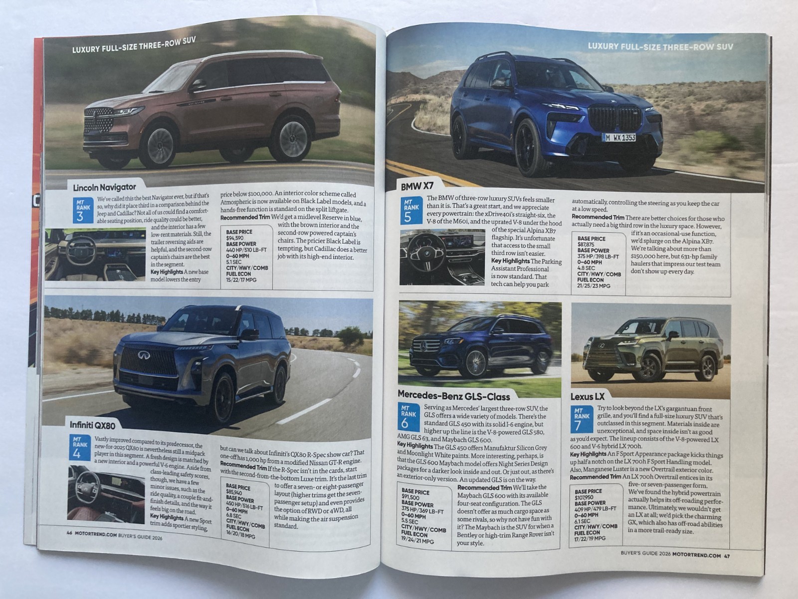 2026 MOTOR TREND NEW CAR & TRUCK BUYER&rsquo;S GUIDE Magazine UNBIASED REVIEWS / New