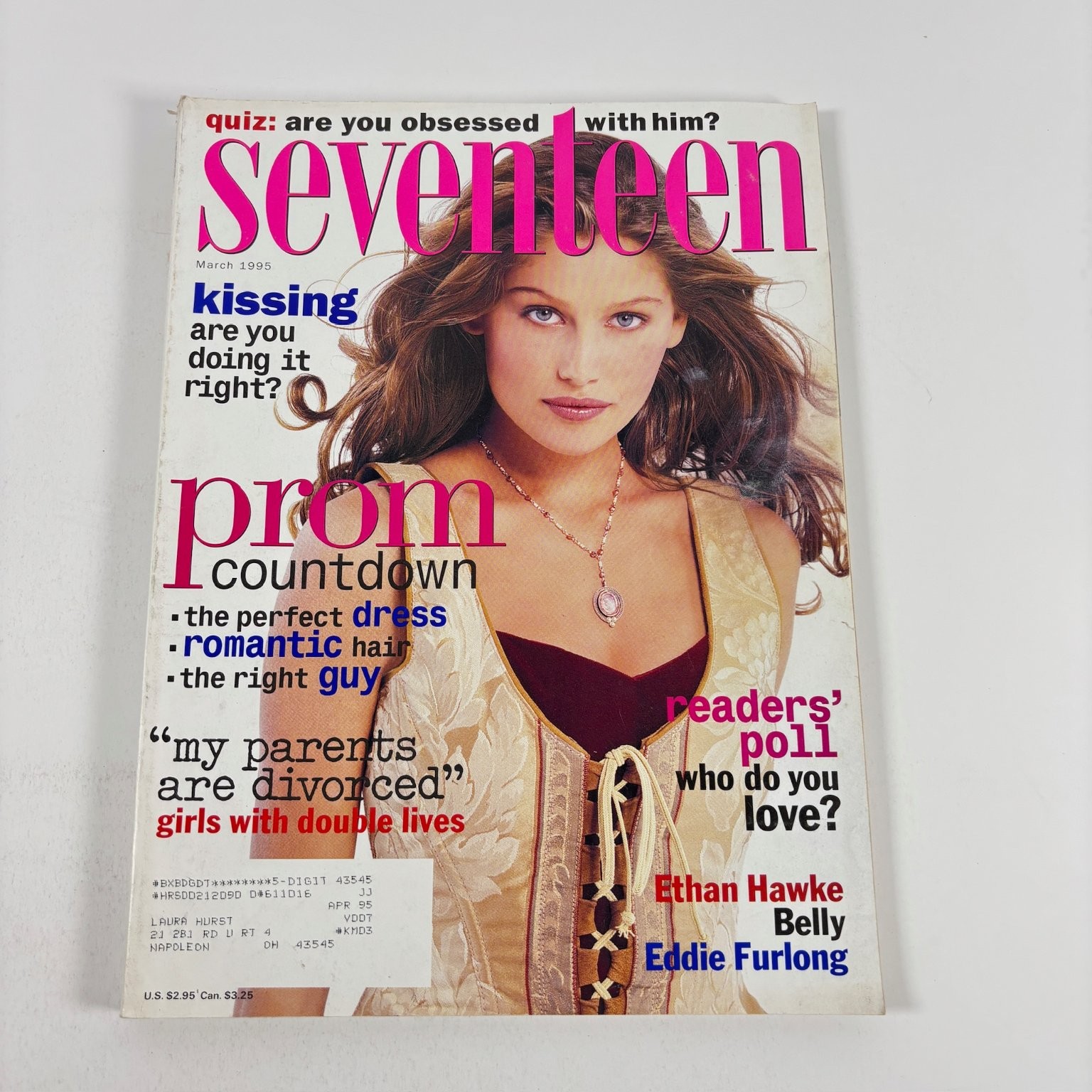 Seventeen March 1995 Prom Countdown Magazine Teen Fashion Lifestyle
