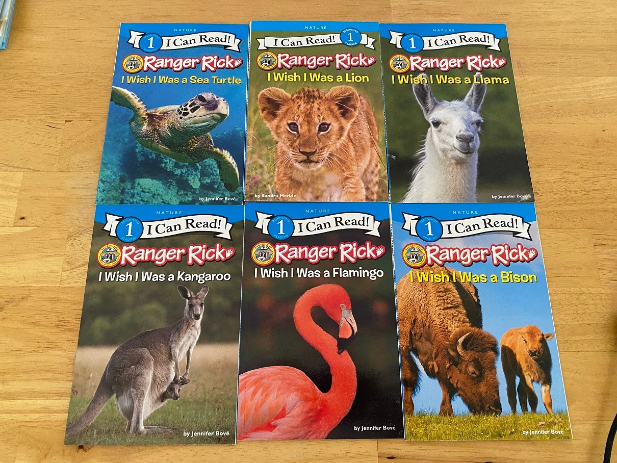 Ranger Rick Nature Level 1 I Can Read Readers Lot Of 6; 4 Brand New & 2 Like New