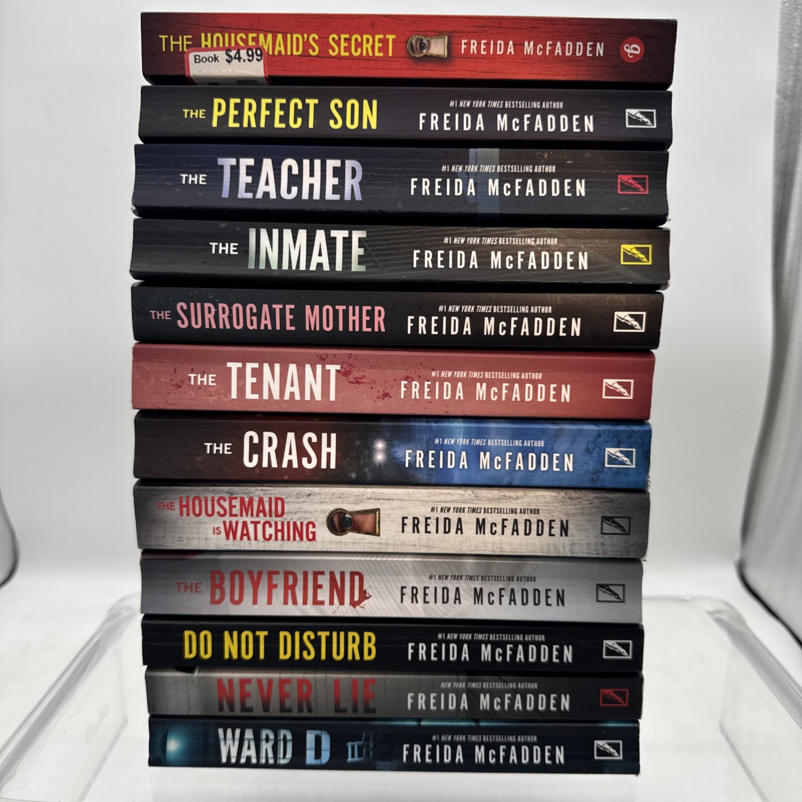 EUC Freida McFadden Book Lot (12 Books) Fiction Thrillers Paperback Like New