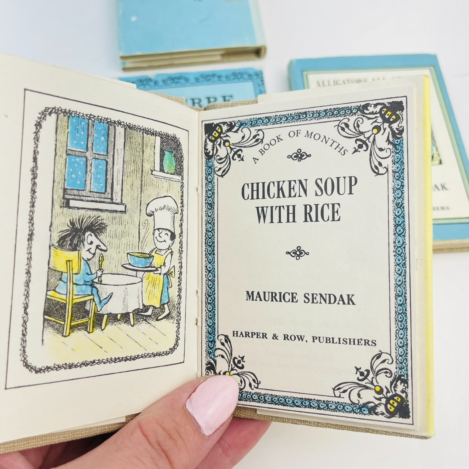 Nutshell Library Maurice Sendak 4 Book Boxed Set Vintage Harper Row Mini 1962