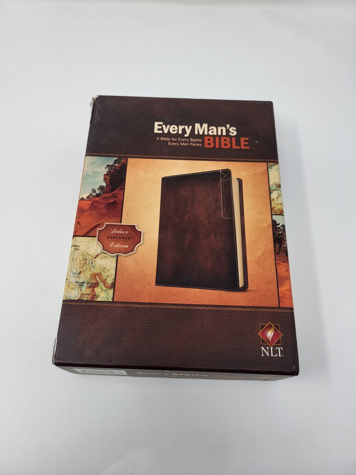 ✅ Every Man&rsquo;s Bible~Living Translation~Deluxe Explorer Edition~Leather Like